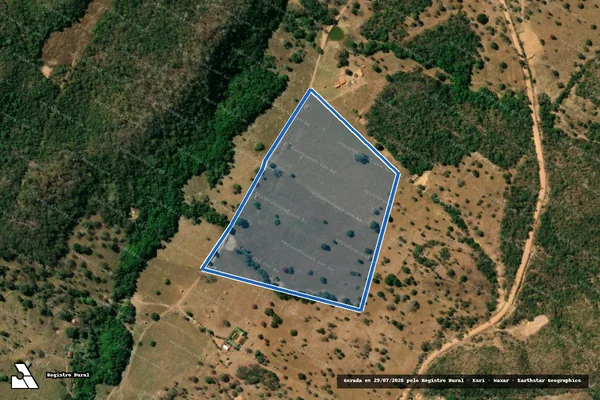 Imagem de satélite de FAZENDA ÁGUA LIMPA - GLEBA 2 em Jandaia - GO