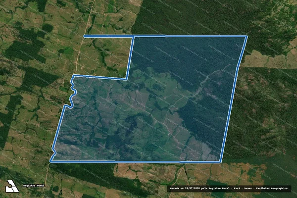 Imagem de satélite de FAZENDA SANTA CASSIA – PARTE REMANESCENTE em Ji-Paraná - RO
