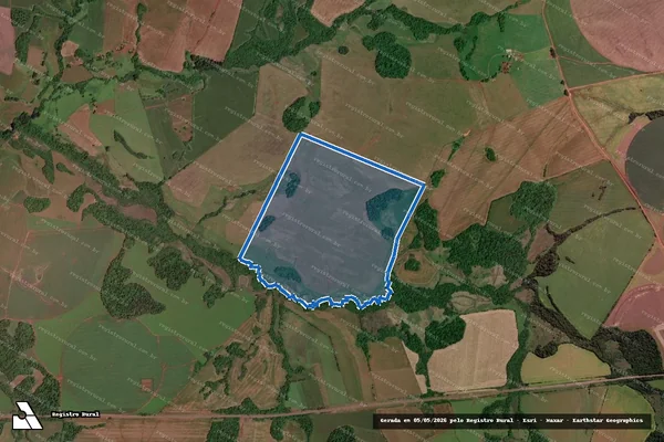Imagem de satélite de Área do Fundo - Parte 1 em São Luiz Gonzaga - RS