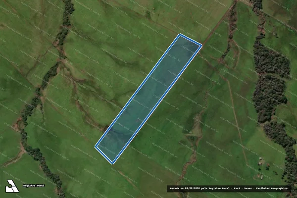 Imagem de satélite de Rancho do Vale II - . em Caçapava do Sul - RS