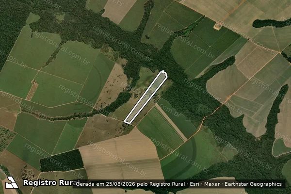Imagem de satélite de CHÁCARA MORIA - PARTE A em Barra do Bugres - MT