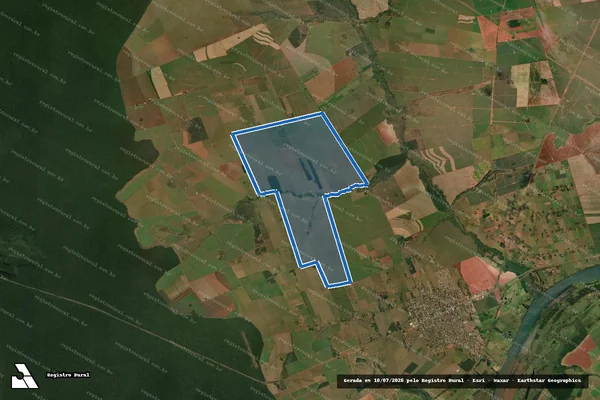 Imagem de satélite de Fazenda San Diego em None