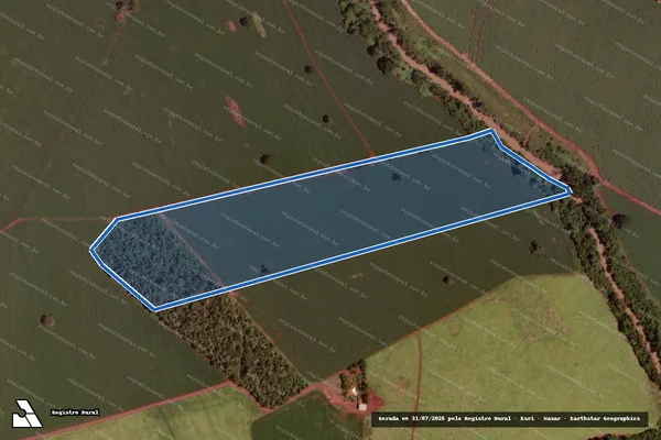 Imagem de satélite de Fazenda "Boa Vista" - PARTE 1 em Frutal - MG