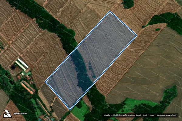 Imagem de satélite de PARTE DO LOTE RURAL Nº 79, SITUADO NO 5º POLÍGONO E PARTE DO LOTE RURAL Nº 39 SITUADO NO 7º POLÍGONO  - Parte 1 em Serranópolis do Iguaçu - PR