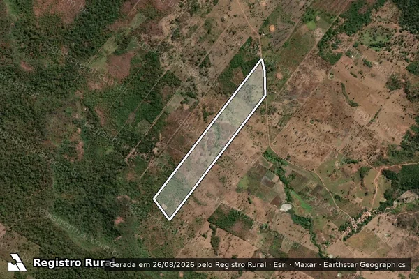 Imagem de satélite de Fazenda Belo Monte - LOTE 24 em Amarante do Maranhão - MA
