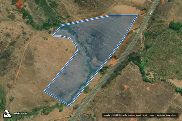 Imagem de satélite de FAZENDA BOA ESPERANÇA - Gleba 02-A em Engenheiro Caldas - MG