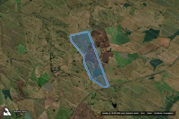 Imagem de satélite de FAZENDA SANTA ROSA - GLEBA A em Alegrete - RS