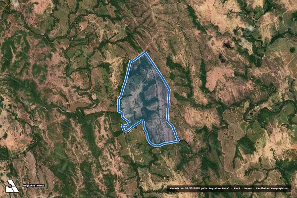 Imagem de satélite de FAZENDA ASSA PEIXE - 001 em Bonfinópolis de Minas - MG