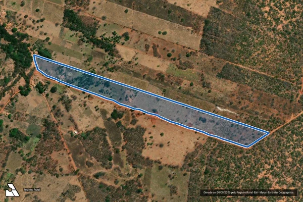 Imagem de satélite de Fazenda Grotão II - Parte 1 em Montalvânia - MG