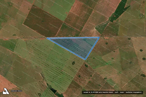 Imagem de satélite de Estância de Conto - Estância de Conto em Camapuã - MS