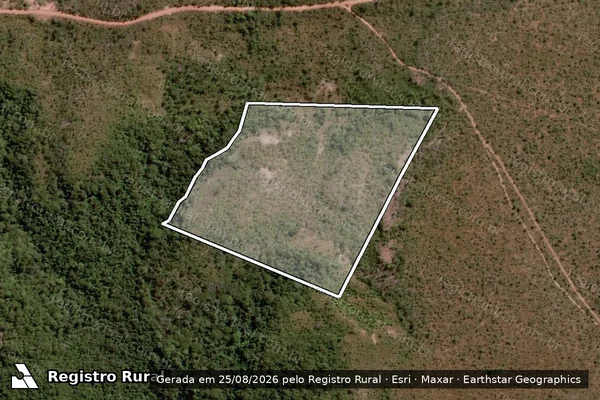 Imagem de satélite de Parte 11 Desmembrado da Fazenda Santa Rosa Nova, Parte do Lote 24 do Loteamento Santa Rosa - Parte 11 Desmembrado da Fazenda Santa Rosa Nova, Parte do Lote 24 do Loteamento Santa Rosa em Centenário - TO