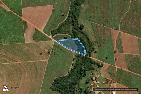 Imagem de satélite de Sitio São Sebastião - ÁREA 2 em Penápolis - SP