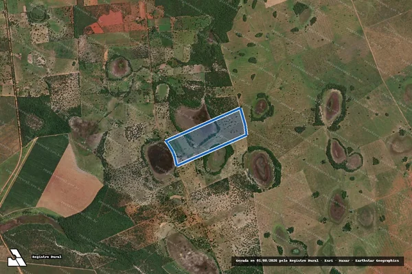 Imagem de satélite de Lote 84 - Projeto de Assentamento Barreiro do Cedro - Parte 1 em João Pinheiro - MG