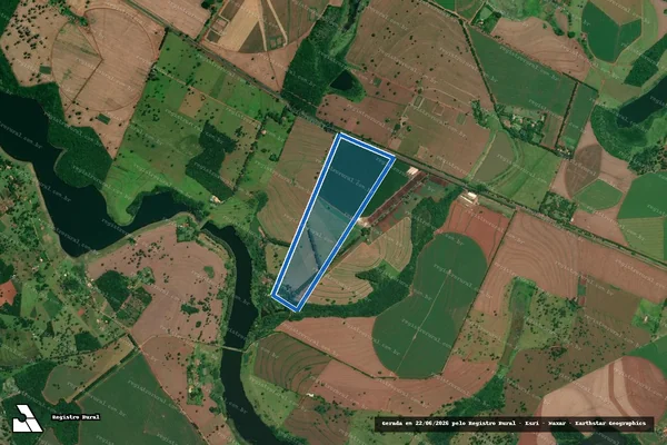 Imagem de satélite de FAZENDA SANTA CLARA - Parte 1 em Itaí - SP