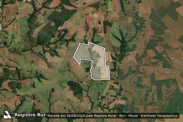 Imagem de satélite de Fazenda Santa Rosa em Monte Aprazível - SP