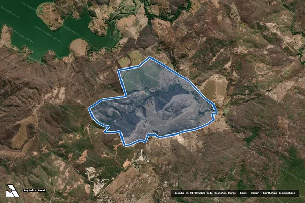 Imagem de satélite de ESTIVA FAZENDA MURICY  - MURICY em Salinas - MG