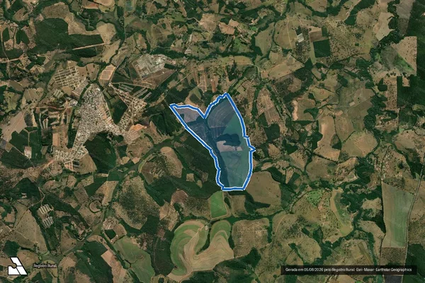 Imagem de satélite de Fazenda Teixeira - Parte 1 em São Sebastião do Oeste - MG