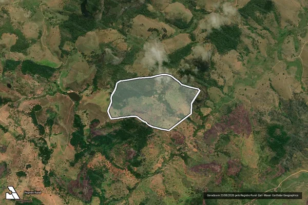 Imagem de satélite de Fazenda Bom Jardim - Parcela 03 - Parcela 1 em Ataléia - MG