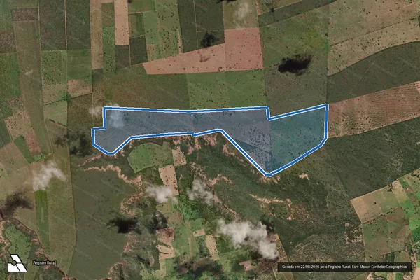 Imagem de satélite de Fazenda Saco do Juazeiro Gleba I, II, III e IV - GLEBA III em Ribeira do Pombal - BA