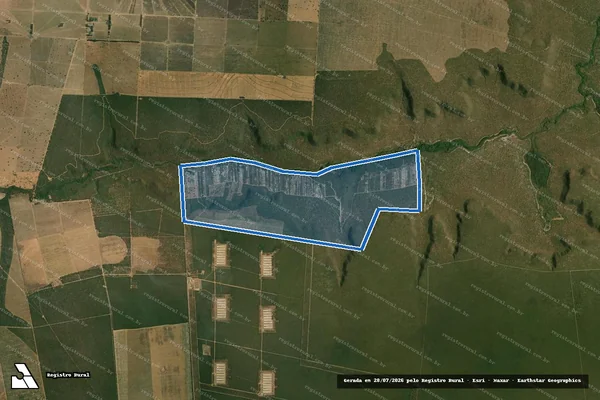 Imagem de satélite de FAZENDA PLANALTO VIII - GLEBA 01 em Barreiras - BA
