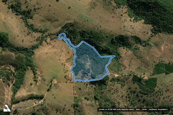 Imagem de satélite de FAZENDA CAMPO ALEGRE E GURITA ? GLEBA 03 - GLEBA 03B em Medeiros - MG