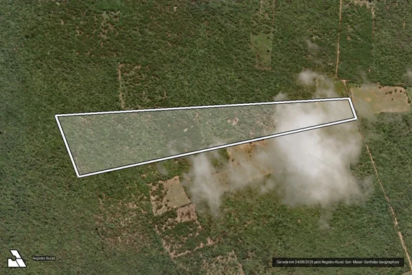 Imagem de satélite de PA FAZENDA PALHEIROS - LOTE 60 - Parte 1 em Upanema - RN