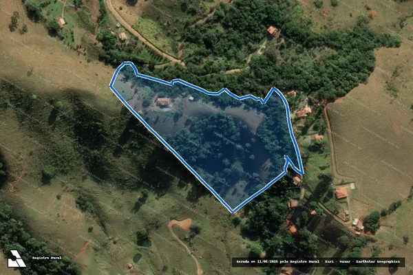 Imagem de satélite de SITIO FINCA LOS GUADUALES - SITIO FINCA LOS GUALUALES em Sapucaí-Mirim - MG