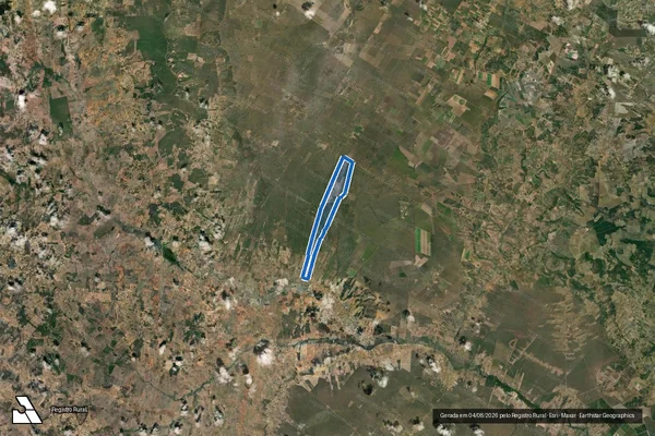 Imagem de satélite de Fazenda Biritingas - PARTE 2 em Biritinga - BA