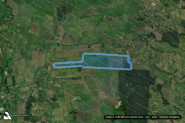 Imagem de satélite de FAZENDA JOÃO BERNARDO - FAZENDA JOÃO BERNARDO em Terra Nova - BA