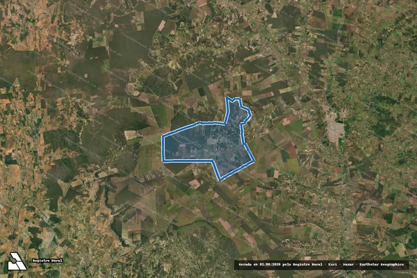 Imagem de satélite de PA COVA DA ÁRVORE - Perímetro em Ribeira do Pombal - BA