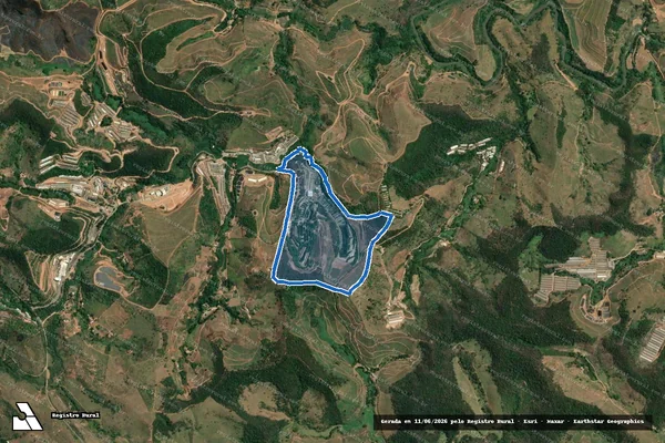 Imagem de satélite de FAZENDA PONTE ALTA - Fazenda Ponte Alta em Urucânia - MG