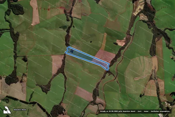 Imagem de satélite de GRANJA GRAZZIOTIN - Parte 1 em Coxilha - RS