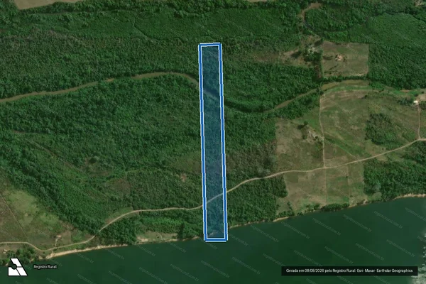 Imagem de satélite de SÍTIO INGAZEIRO - GLEBA ZERO DOIS - SÍTIO INGAZEIRO em São Pedro da Água Branca - MA