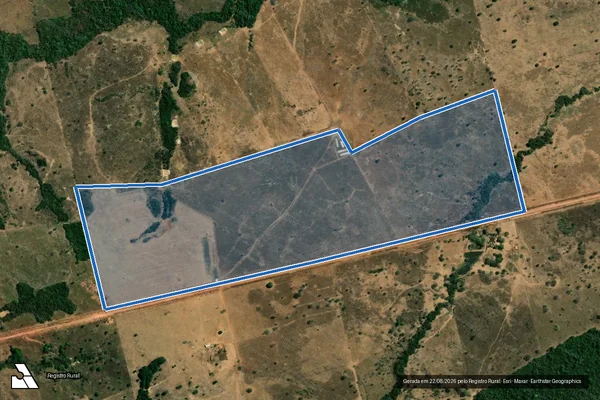 Imagem de satélite de FAZENDA BRUMADO - AREA DESMEMBRADA   A em Vila Rica - MT