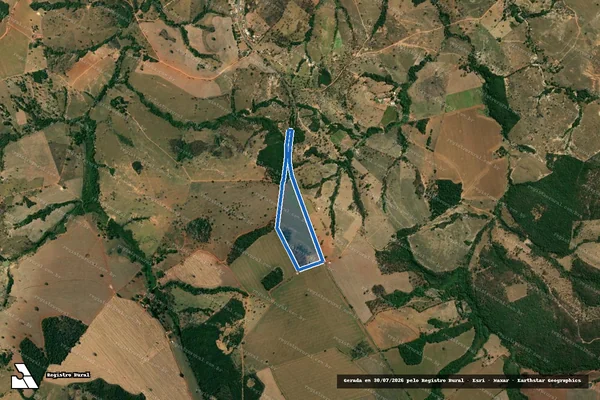 Imagem de satélite de FAZENDA TRONCOS ? LUGAR ? MATO SOUTO - Parte 1 em Grupiara - MG