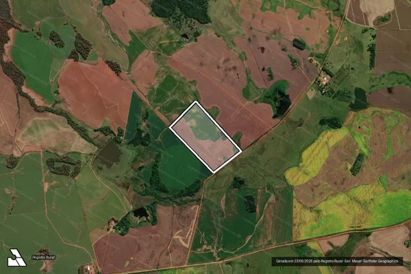 Imagem de satélite de Fazenda São Matheus - Gleba 3 em São Borja - RS