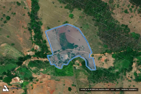 Imagem de satélite de Sítio Cassimiro - Parte 1 em Inhapim - MG