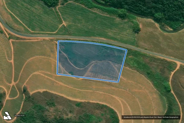 Imagem de satélite de Fazenda Cachoeirinha / Gleba 2 - Gleba 2B em Ponte Nova - MG