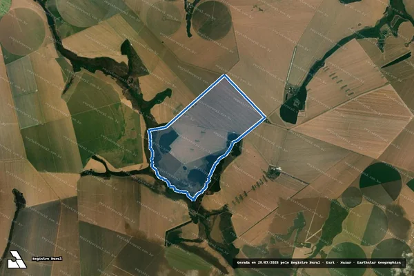 Imagem de satélite de FAZENDA MONTE ALEGRE - Parte 01 em Rio Verde - GO