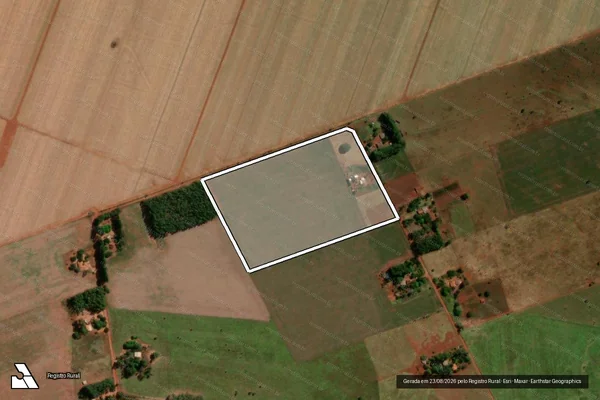 Imagem de satélite de Lote 142 ? Projeto de Assentamento Ranildo da Silva - Área do Lote 142 em Sidrolândia - MS