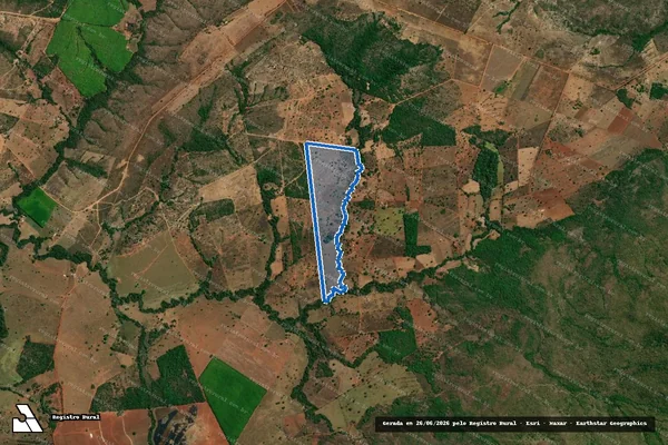 Imagem de satélite de FAZENDA LAGOA SÊCA - 001 em Santa Rita do Novo Destino - GO