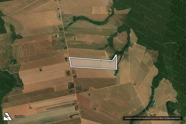 Imagem de satélite de Lote 348 – Projeto de Assentamento Pontal do Marape / LOTE 348