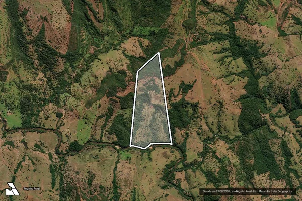 Imagem de satélite de FAZENDA RIO CLARO - GLEBA ÚNICA em Ivolândia - GO