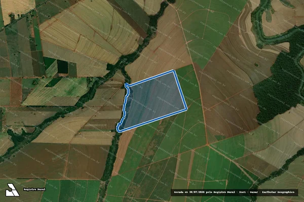 Imagem de satélite de FAZENDA SANTA ROSA - Fazenda Santa Rosa em Paranacity - PR