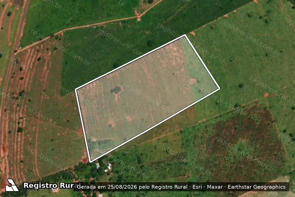 Imagem de satélite de FAZENDA SANTA ROSA em Iguatemi - MS
