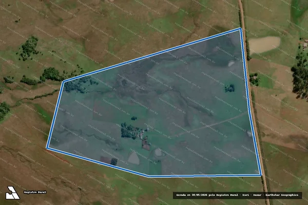 Imagem de satélite de BARREIRO DO SUL - BARREIRO DO SUL ? INVERNADA 01 em Itacurubi - RS