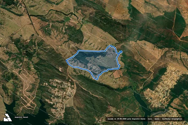 Imagem de satélite de FAZENDA - FAZENDA SÃO FRANCISCO II em Alexânia - GO