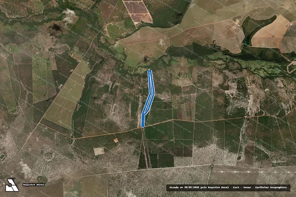 Imagem de satélite de FAZENDA CALICE GLEBA 02 - 001 em Arinos - MG