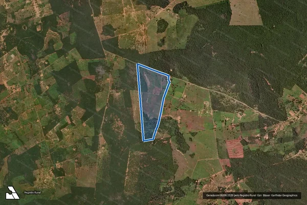Imagem de satélite de FAZENDA BOA VISTA - Parte 2 em São Félix do Coribe - BA