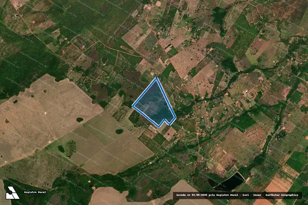 Imagem de satélite de Sitio Buriti grande - Parcela 1 em Jangada - MT